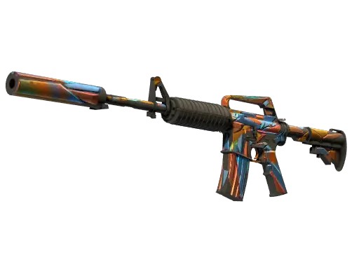M4A1消音版（StatTrak™） | 破碎铅秋 (破损不堪)