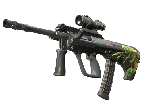 AUG（StatTrak™） | 变色龙 (久经沙场)