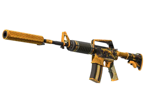 M4A1消音版 | 金蛇缠绕 (破损不堪)