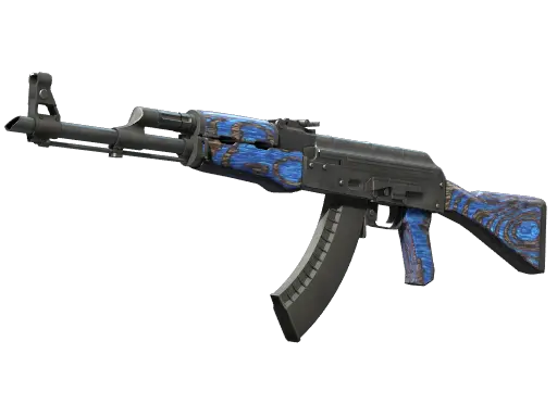 AK-47（StatTrak™） | 蓝色层压板 (略有磨损)