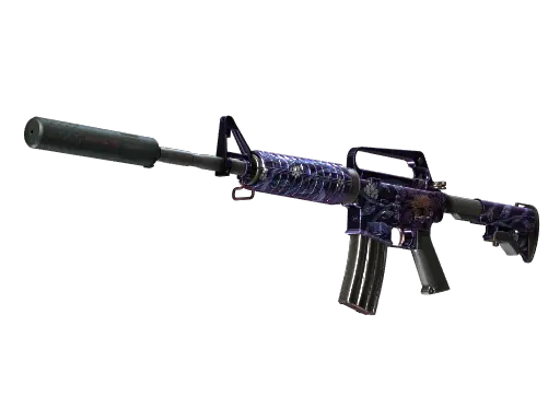M4A1消音版 | 黑莲花 (略有磨损)