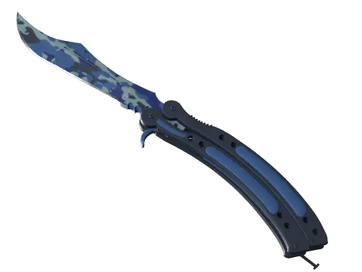 蝴蝶刀（★ StatTrak™） | 澄澈之水 (略有磨损)
