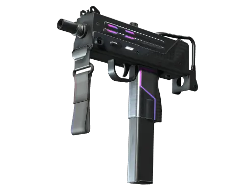 MAC-10（StatTrak™） | 灯箱 (略有磨损)